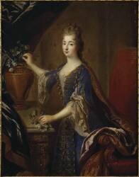 Marie-Anne de Bourbon, Mademoiselle de Blois, princesse de Conti en 1680 (1666-1739) (Jean-François de Troy) - Muzeo.com