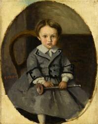 Maurice Robert enfant (Jean-Baptiste Camille Corot) - Muzeo.com