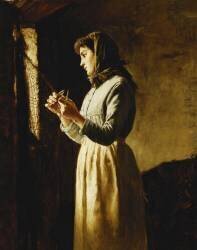 Réparer les filets (Edwin Harris) - Muzeo.com