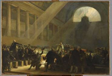 Mirabeau et Dreux-Brézé (Alexandre-Evariste Fragonard) - Muzeo.com