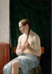 Modèle assis (Christoffer Wilhelm Eckersberg) - Muzeo.com