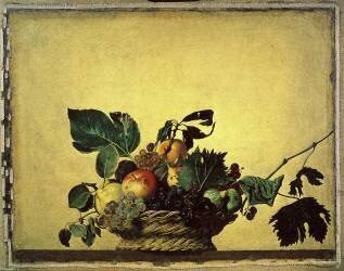 Panier de fruits (Le Caravage) - Muzeo.com