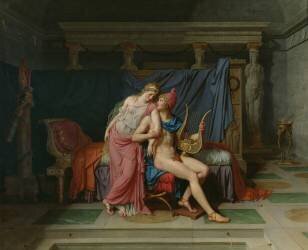 Paris and Helen (Jacques-Louis David) - Muzeo.com