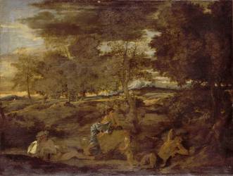 Paysage (Nicolas Poussin) - Muzeo.com
