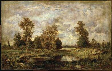Paysage (Théodore Rousseau) - Muzeo.com