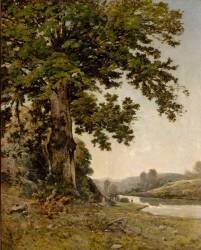 Paysage (Henri Joseph Harpignies) - Muzeo.com