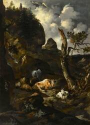 Paysage avec animaux (Nicolaes Berchem) - Muzeo.com