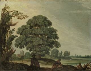 Paysage avec le Bon Samaritain (Adam Elsheimer) - Muzeo.com