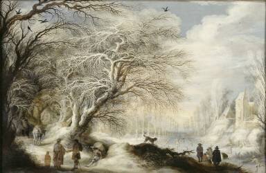 Paysage de neige (Gijsbrecht Leytens) - Muzeo.com