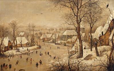 Paysage d'hiver (Pieter Brueghel le Jeune) - Muzeo.com