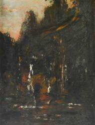 Paysage. Ebauche (Gustave Moreau) - Muzeo.com