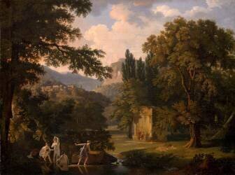 Paysage historique (Pierre Henri de Valenciennes) - Muzeo.com