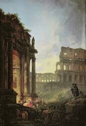 Paysage italien (Hubert Robert) - Muzeo.com
