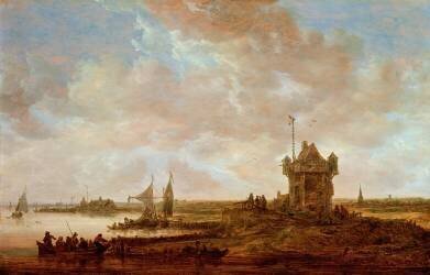 Paysage néerlandais (Jan van Goyen) - Muzeo.com