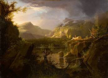 Paysage romantique (Thomas Cole) - Muzeo.com