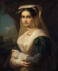 Paysanne d'Albano (Friedrich Ludwig Theodor Doell) - Muzeo.com
