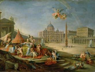 Place Saint-Pierre (Giovanni Paolo Pannini) - Muzeo.com