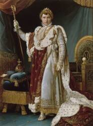 Portrait de Napoléon en costume du sacre (François Gérard) - Muzeo.com