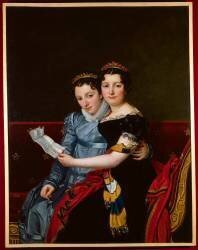 Portrait de Zénaïde et de Charlotte Bonaparte (Jacques-Louis David) - Muzeo.com