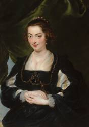 Portrait d'une jeune femme (Pierre Paul Rubens) - Muzeo.com