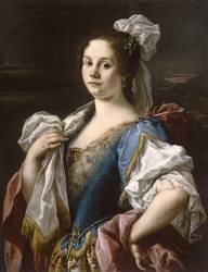 Portrait d'une noble (Sebastiano Ceccarini) - Muzeo.com