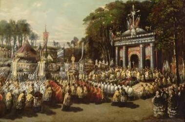 Procession du Saint-Sacrement (Antoine Detrez) - Muzeo.com
