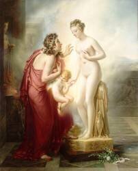 Pygmalion et Galatée (Anne-Louis Girodet) - Muzeo.com