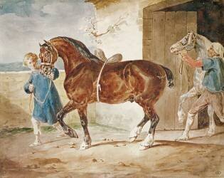 Quitter l'écurie (Théodore Géricault) - Muzeo.com
