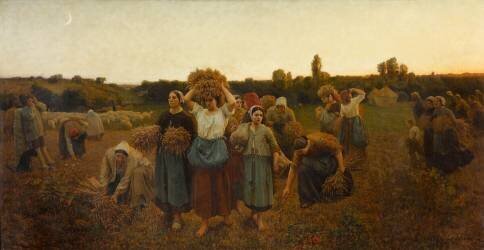 Rappel des glaneuses (Jules Breton) - Muzeo.com