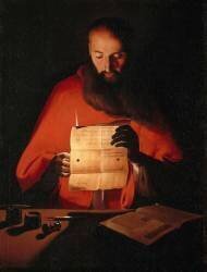 Saint Jérôme lisant (anonyme) - Muzeo.com