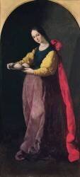 Sainte Agathe (Francisco de Zurbaran) - Muzeo.com
