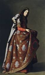 Sainte Casilda (Francisco de Zurbaran) - Muzeo.com