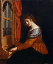 Sainte Cécile (Le Guerchin) - Muzeo.com