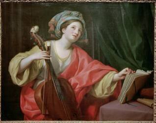 Sainte Cécilia (Anton Raphaël Mengs) - Muzeo.com