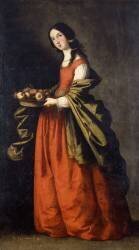 Sainte Dorothée (Francisco de Zurbaran) - Muzeo.com