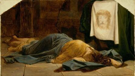 Sainte Véronique (Paul Delaroche) - Muzeo.com