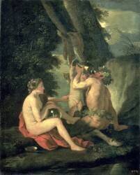Satyre et nymphe (Nicolas Poussin) - Muzeo.com