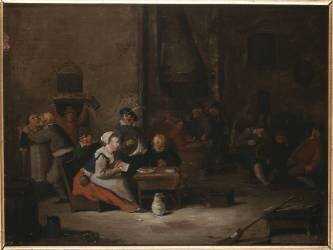 Scène de cabaret (Adrien van Ostade) - Muzeo.com