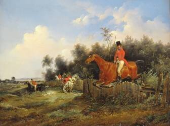 Scène de chasse (Bernard Edouard Swebach) - Muzeo.com
