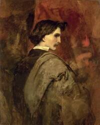 Self Portrait (Anselm Feuerbach) - Muzeo.com