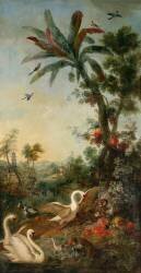 Singes et cygnes (Christophe Huet) - Muzeo.com