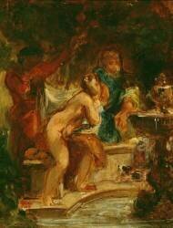 Suzanne au bains (Eugène Delacroix) - Muzeo.com