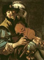 Un garçon violoniste (Hendrick ter Brugghen) - Muzeo.com