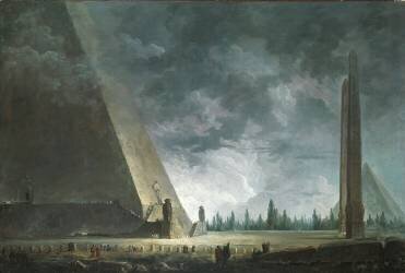 Une fantaisie égyptienne (Hubert Robert) - Muzeo.com