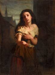 Une mendiante (Hugues Merle) - Muzeo.com
