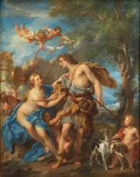 Vénus et Adonis (François Lemoyne) - Muzeo.com