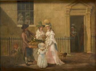 Vendeur de légumes (Hendrik Willem Schweickardt) - Muzeo.com