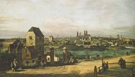 Vue de Munich (Bernardo Bellotto) - Muzeo.com