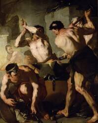 Vulcan's Forge (Luca Giordano) - Muzeo.com
