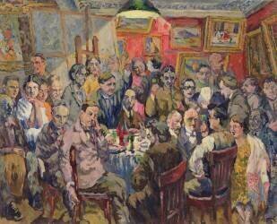 Artistes Moscovites (Aristarkh Lentulov) - Muzeo.com